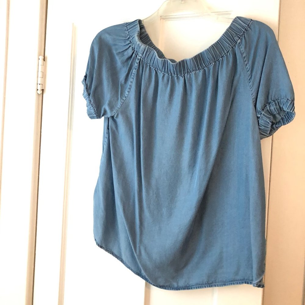 COTTON CHAMBRAY SHIRT